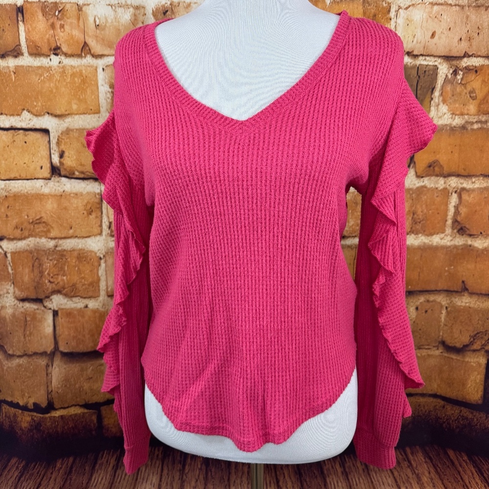 Pilcro for Anthropologie NWT XXS Pink Sweater